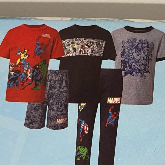 Marvel Other - Marvel Kids Superhero Mix and Match Set